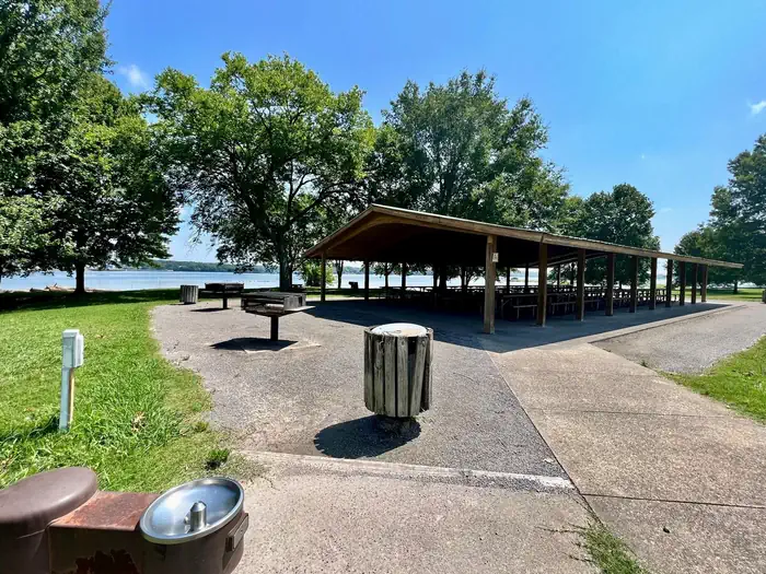 Old Hickory Beach — Alternate View of Old Hickory Beach Picnic Shelter to Include Available Amenities