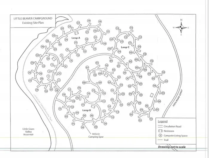 Little Beaver A Campground — Little Beaver Campground Map
