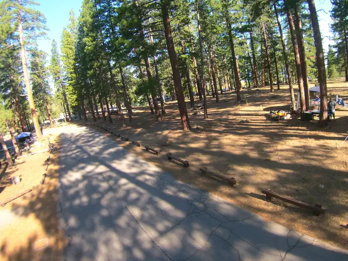 Aspen Grove Campground (ca) — Aspen Grove aerial view