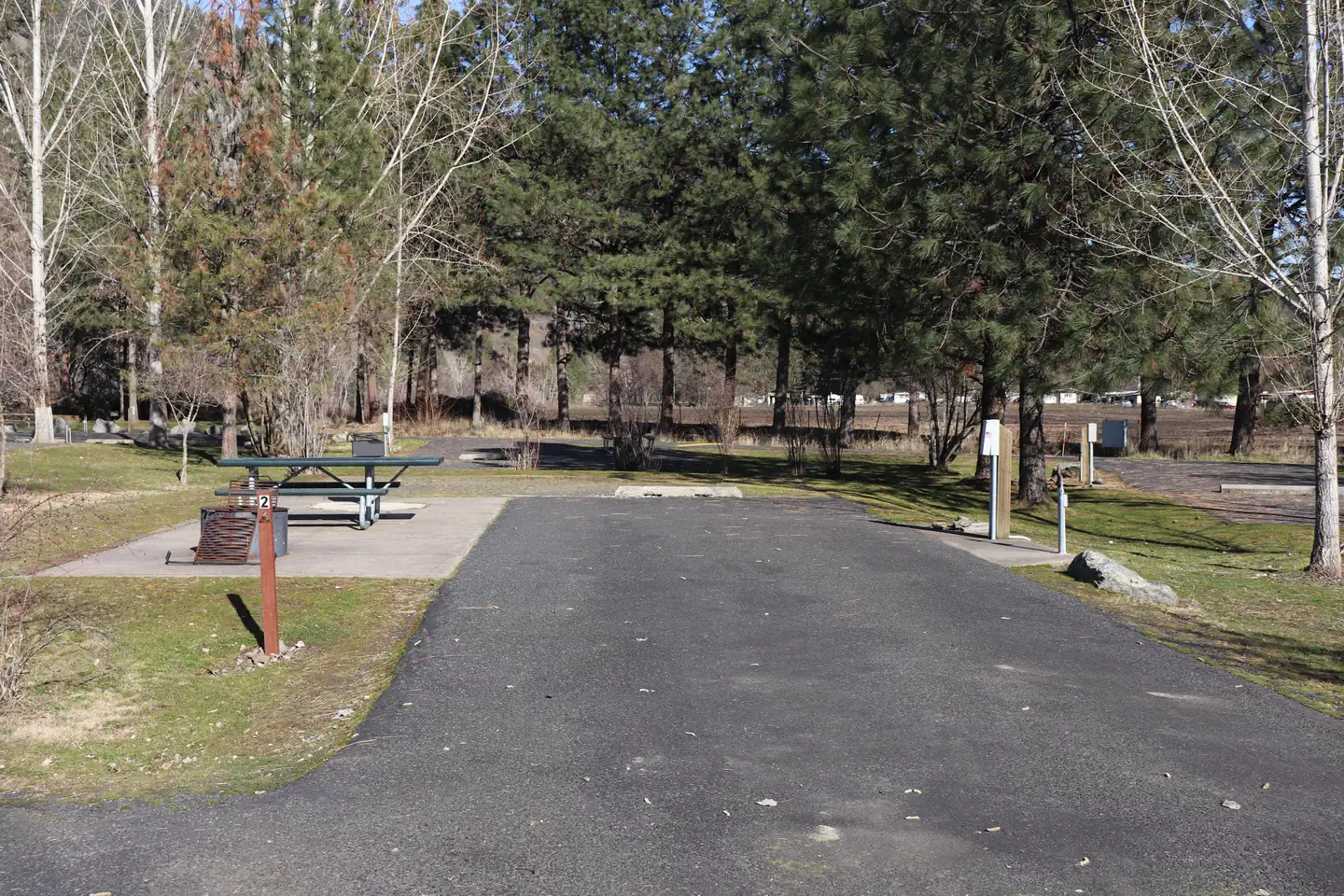 Pink House Recreation Site — An accessible RV site at Pink House Recreation Site.