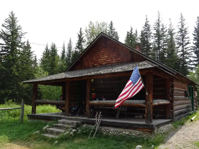 West Boulder Cabin — West Boulder Cabin Porch