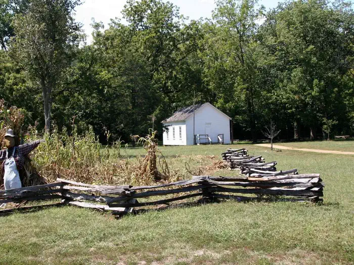 Alley Spring — The one room schoolhouse near Alley Spring