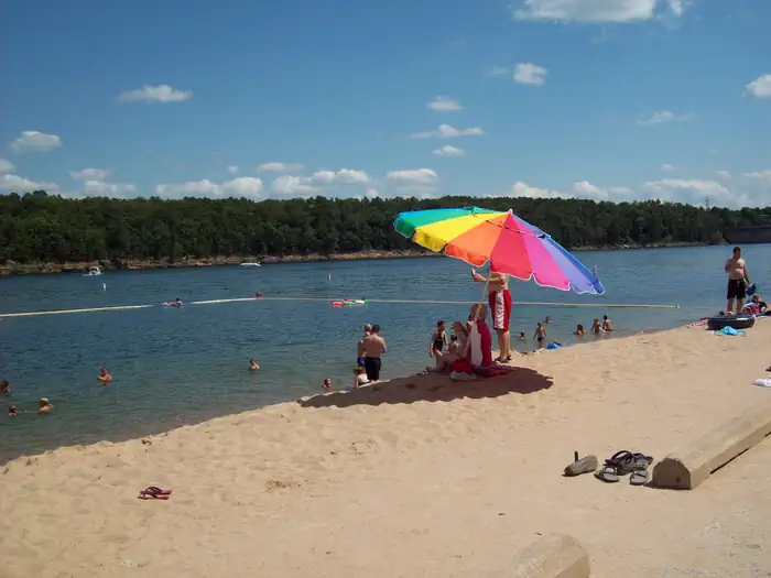 Dam Site(greers Ferry) — Dam Site Swim Beach