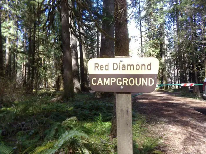 Red Diamond Campground β Red Diamond Sign