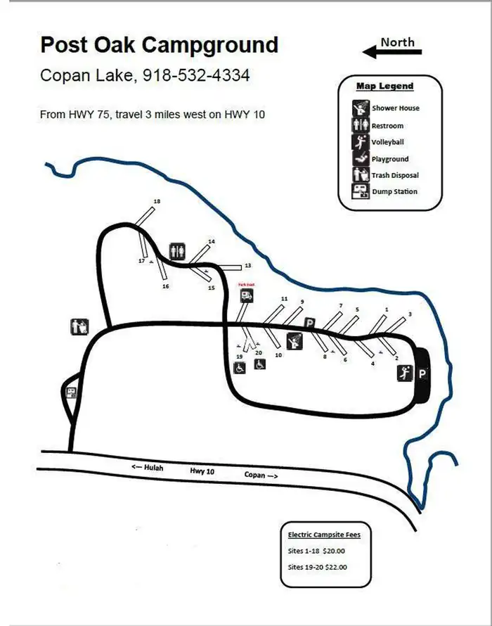 Post Oak Park — Post Oak Map