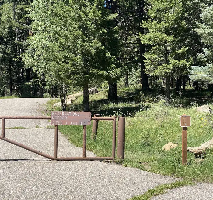 Jacks Creek Horse Camp — Gated Entrance to Group Campgrounds