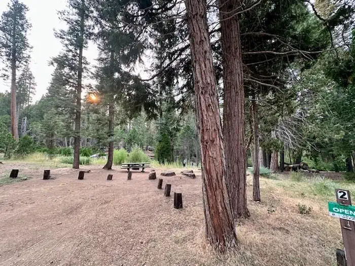 Ten Mile Campground (ca) — Ten Mile Campground, Campsite #2