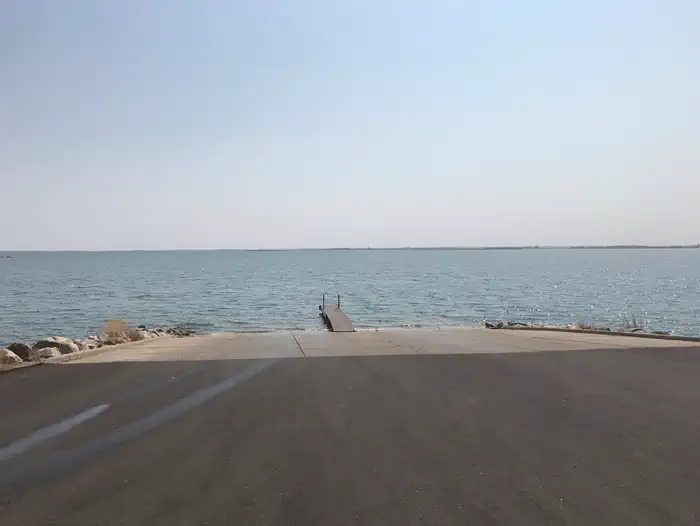 East Totten Trail Campground (nd) — Boat Ramp at East Totten Trail Campground on Lake Audubon