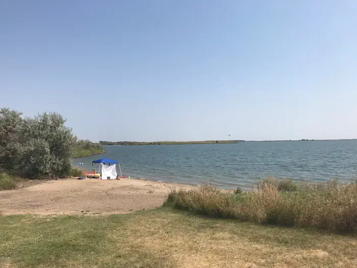 East Totten Trail Campground (nd) — Shoreline use area East Totten Trail Campground on Lake Audubon