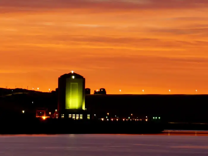 Downstream (mt) — Sunrise over the Missouri River