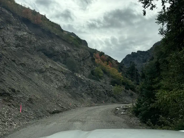 Tinney Flat — Road