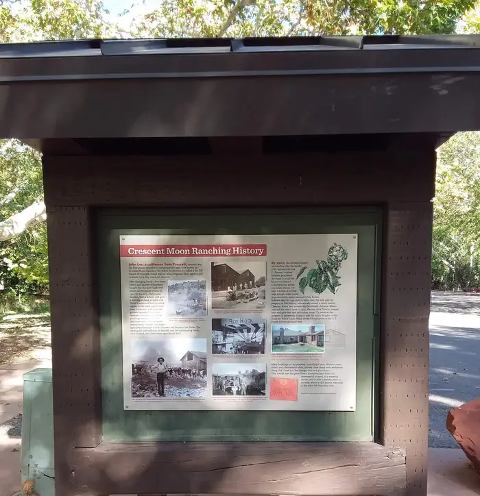 Crescent Moon Ranch Cabin — Information Center.