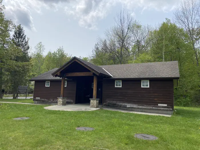 Hapgood Pond — Bath house at HAPGOOD POND