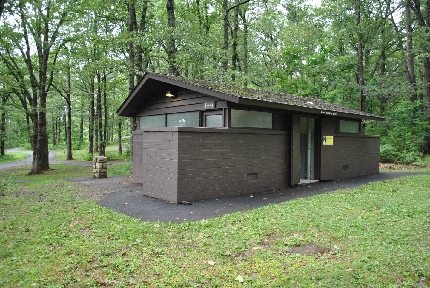 Mathews Arm Campground — Mathews Arm Campground Bathroom and Utility Sink Facility