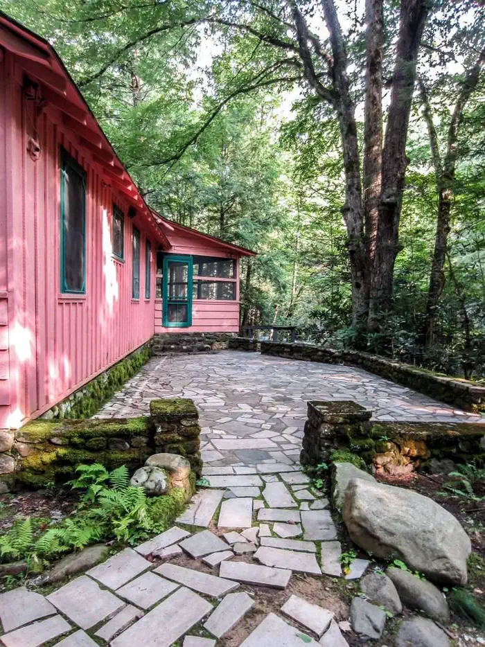 Spence Cabin — Spence Cabin Rear Patio