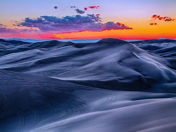 Egin Lakes Campground/day Use Area — Sunset at the St. Anthony Sand Dunes