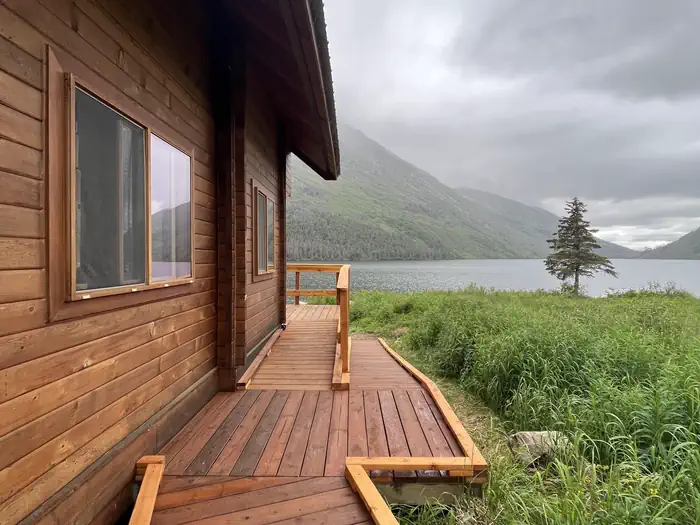 Trout Lake Cabin — Lake and ramp