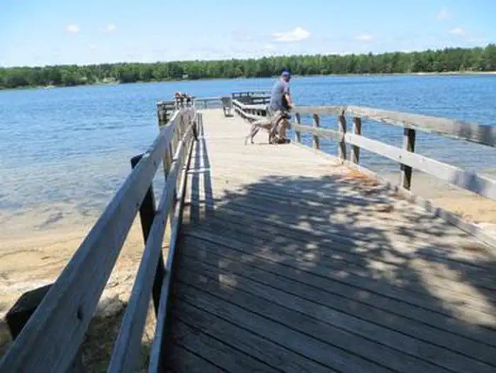 Camp Seven Lake Campground — Camp Seven Lake Campground - Fishing Pier