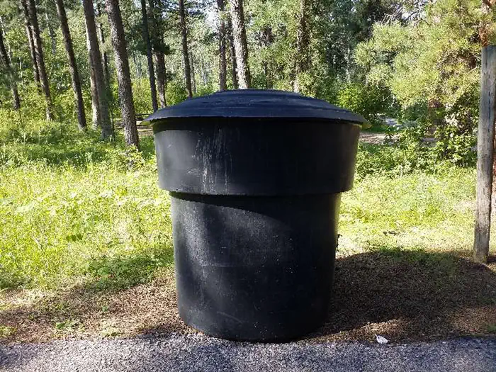 Oreville Campground — Trash Cans on site