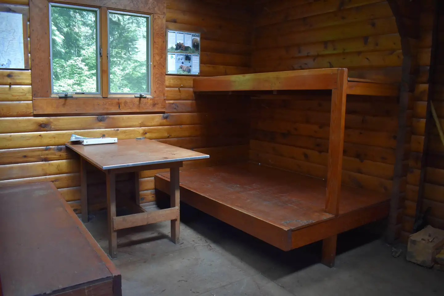 Patching Lake Cabin — Bunk Area