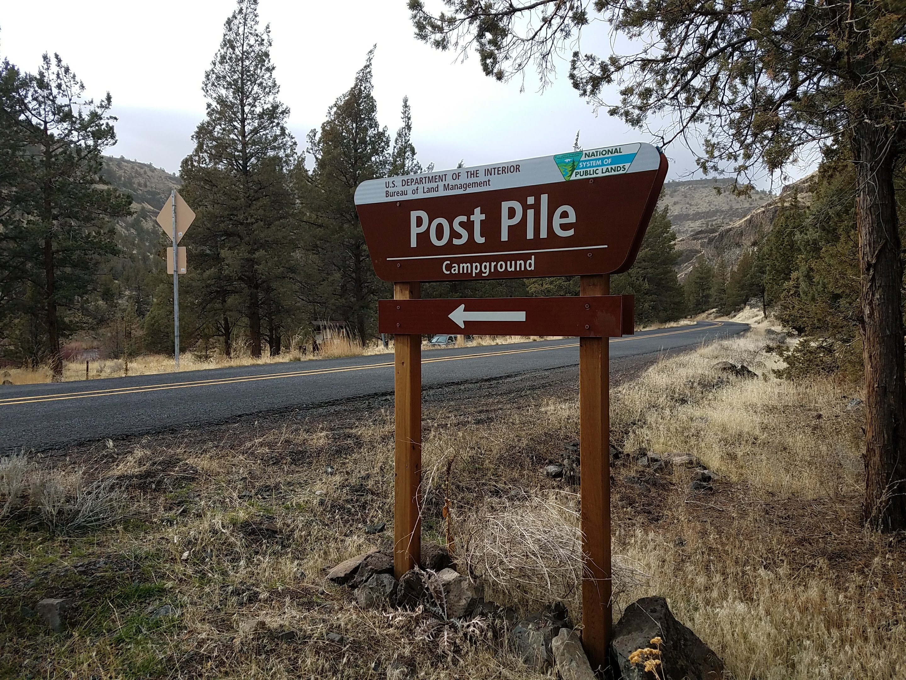 Post Pile Campground — Post Pile Campground Sign