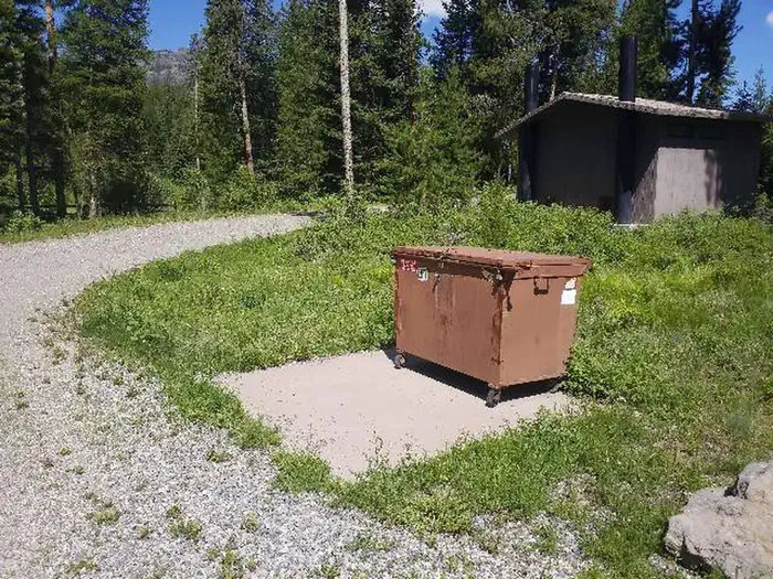Threemile Campground — Trash Bin #3 - Please pack out what you can!