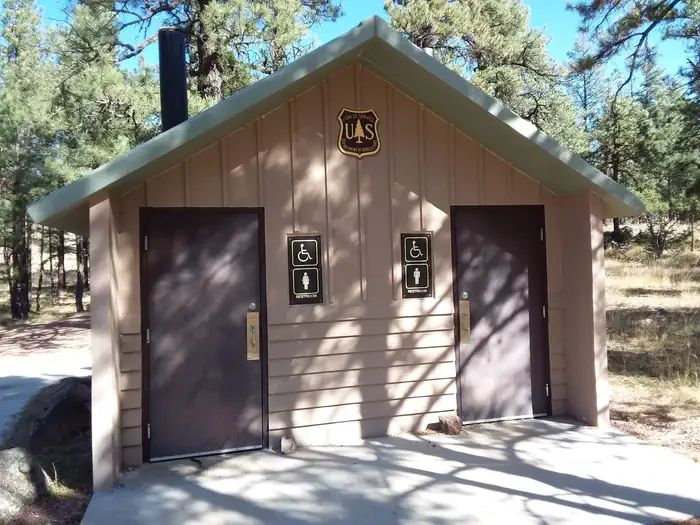 Luna Lake — Vault toilets.