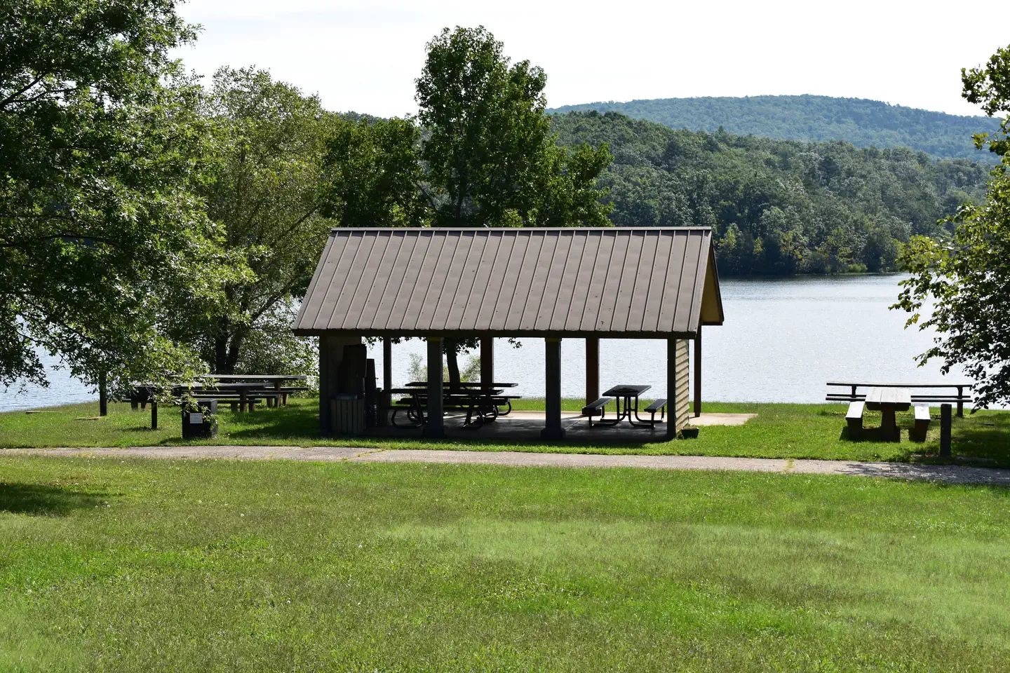 Council Bluff Recreation Area — GROUP SHELTER AT BEACH