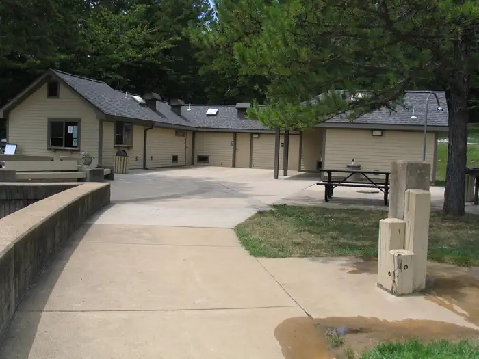 Council Bluff Recreation Area — Recently remodeled bathhouse.