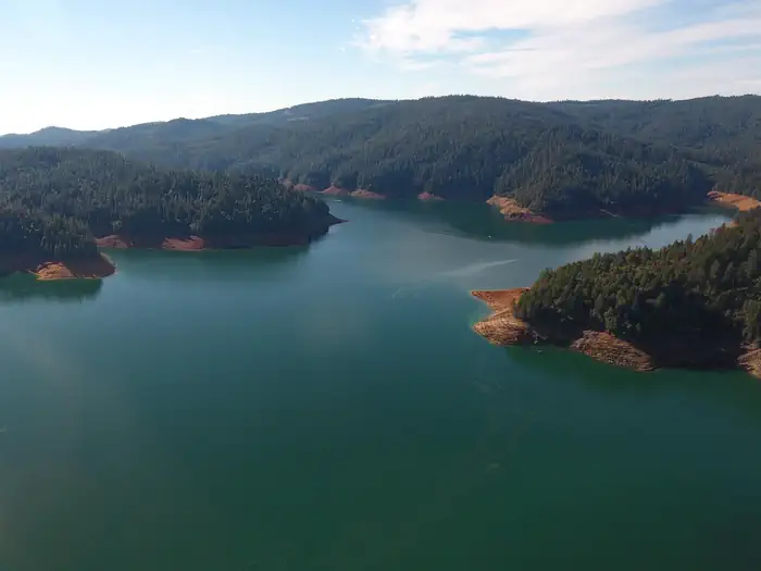 Schoolhouse Campground (ca) — Bullards Bar Aerial View