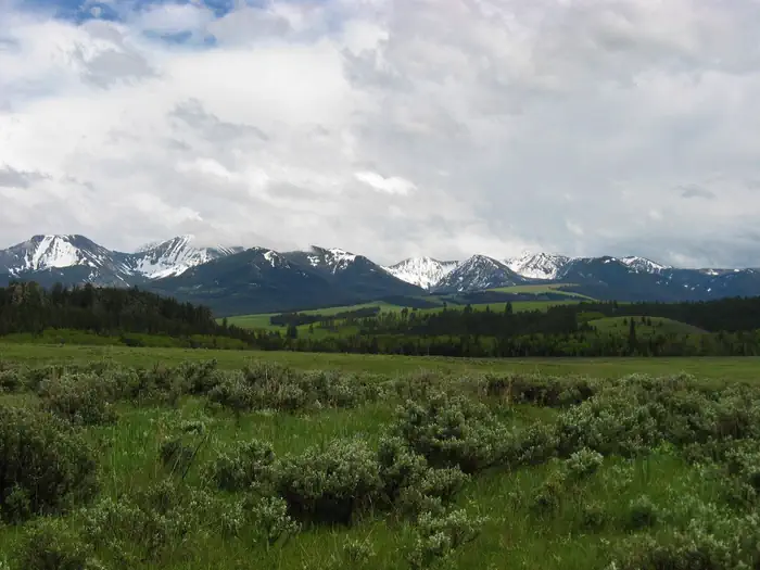 Ibex Cabin — View on the way to Ibex Cabin