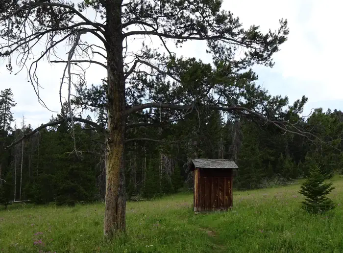 Ibex Cabin — Ibex outhouse