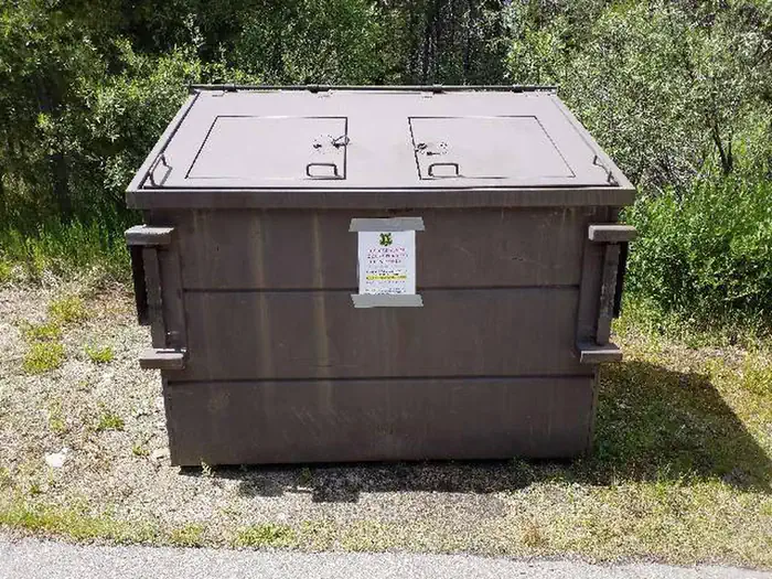 Silver Dollar — Silver Dollar Campground Dumpster