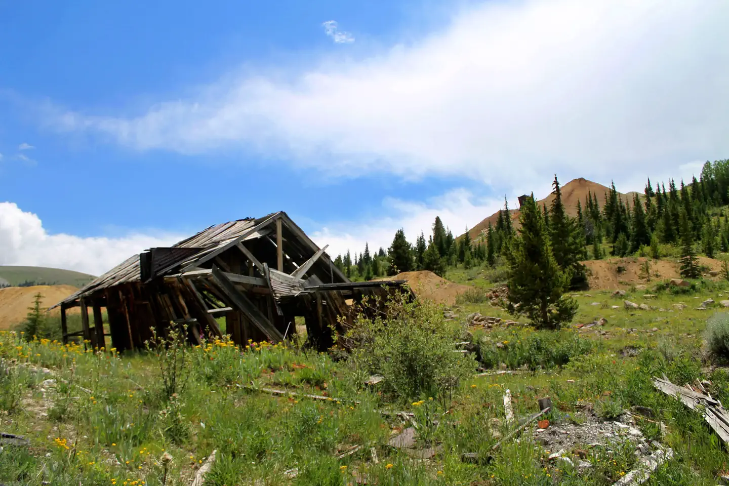 Silver Dollar — Old Mining Shack Just A Short Hike From Silver Dollar Campground
