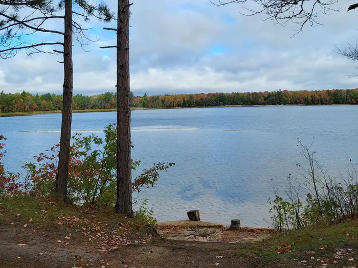 Steuben Lake Dispersed Campsite — Steuben Lake Campsite 1 lake view