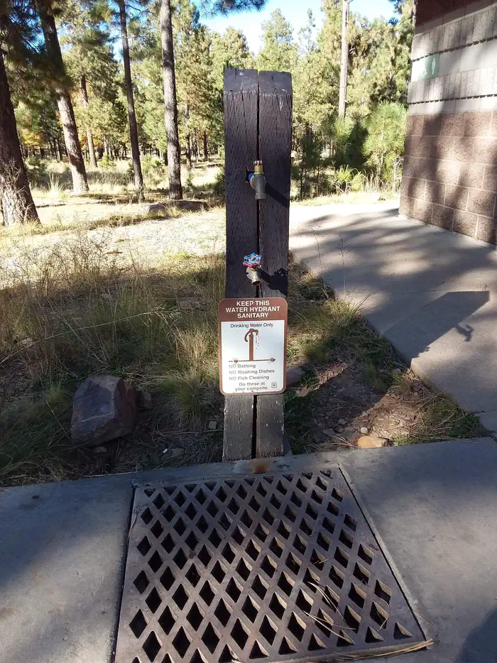 Crook Campground — Crook Campground Loop B water procurement site