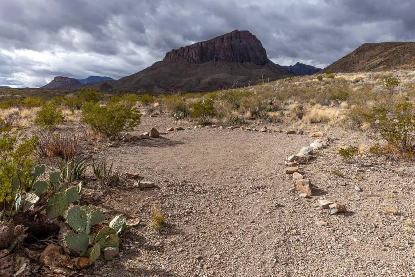 Big Bend Backcountry Camping — Primitive Roadside Campsite