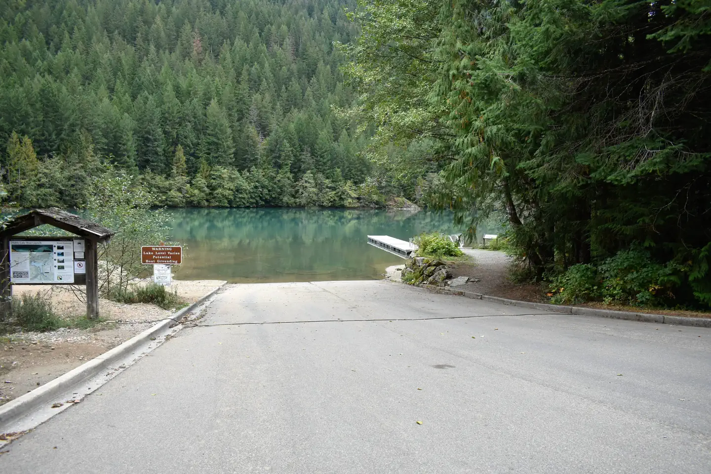 Colonial Creek South Campground — Boat launch which can accommodate human and motor powered vessels