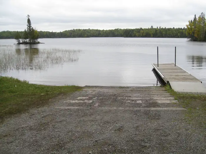 Birch Lake Campground — Picture of Birch Lake from boatlanding.
