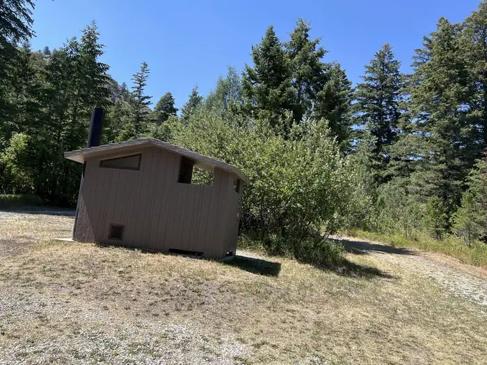 Malad Summit Guard Station — Restroom located on site.