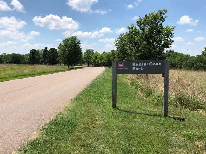 Hunter Cove — Entrance to Hunter Cove Campground