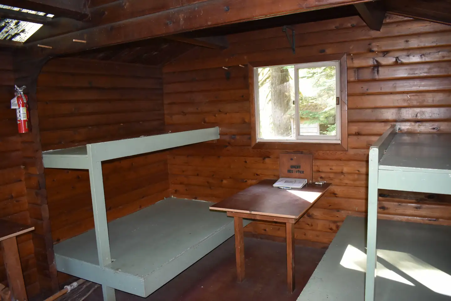 Hugh Smith Lake Cabin — Bunk Area