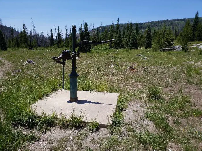 Seedhouse Group Site - Medicine-bow Routt Nf (co) — Seedhouse Group Site handpump