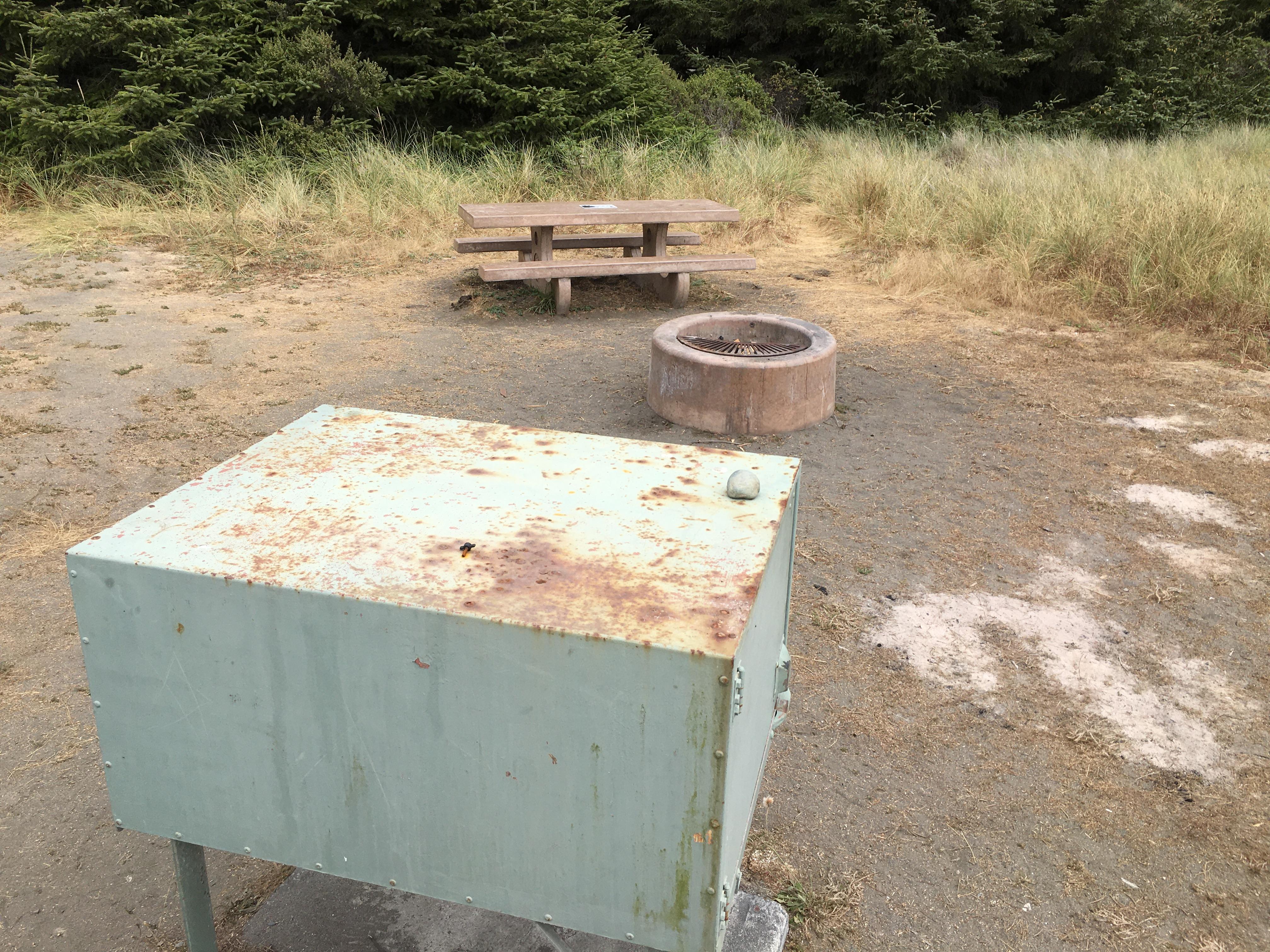 Gold Bluffs Beach Campground – Prairie Creek Redwoods State Park — GBB food lockers