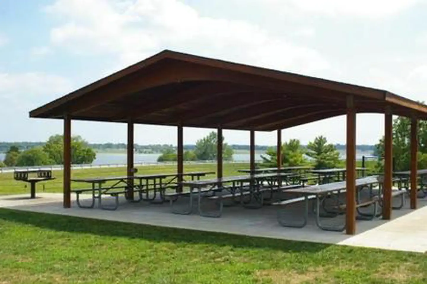 Cj Brown Dam and Reservoir - Dam Site (Oh) — Meadow View Picnic Shelter