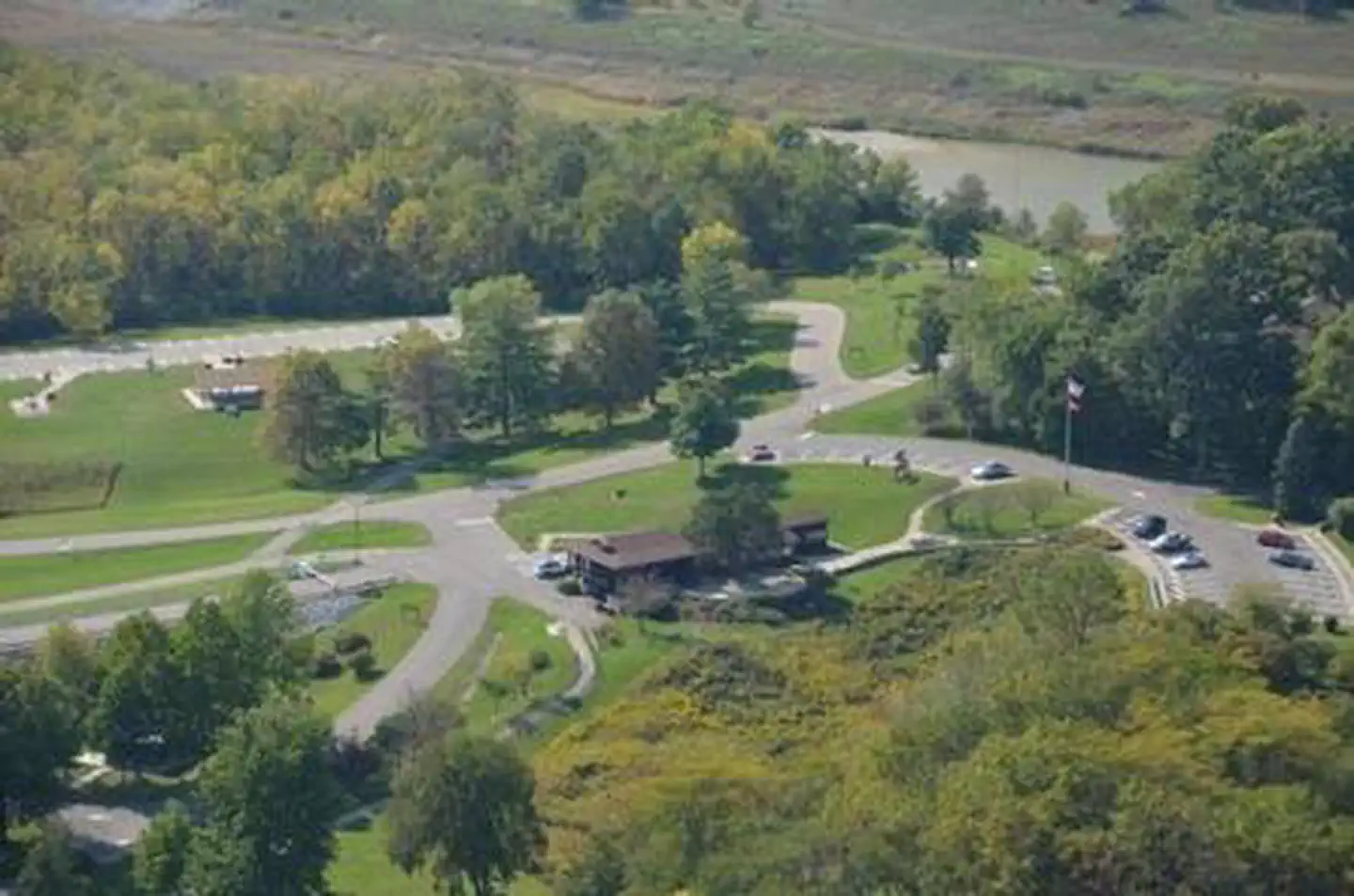 Cj Brown Dam and Reservoir - Dam Site (Oh) — Visitor Center and Overlook