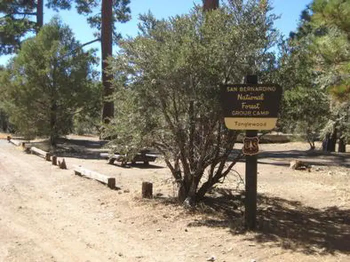 Tanglewood Group Campground — Tanglewood Group Camp Sign