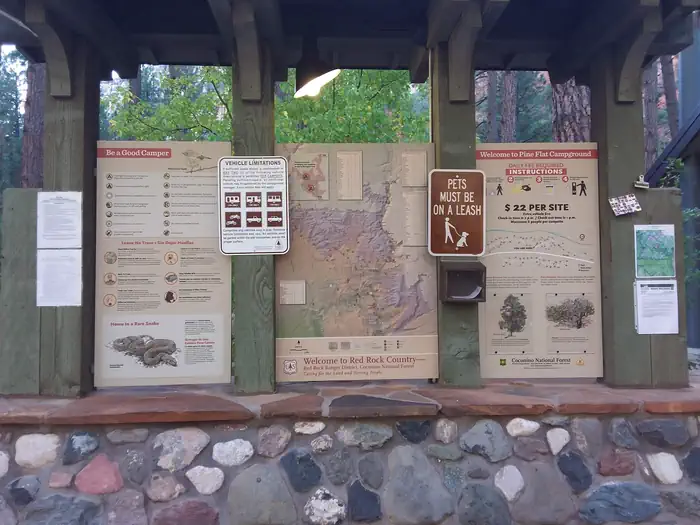 Pine Flat Campground West — Pine Flat Campground Information Kiosk