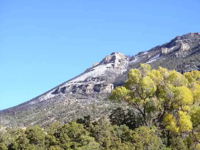 Shell Creek — Cliffs around Shell Creek Campground