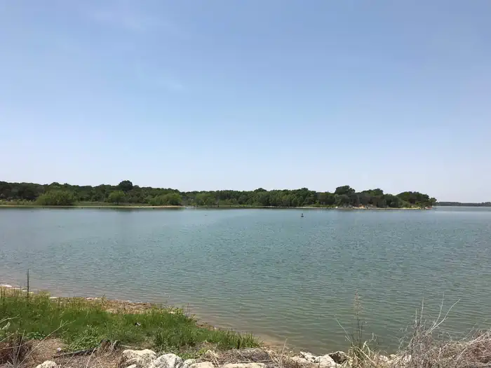 Midway — View of Waco Lake from Midway Park